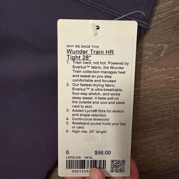 Lululemon Wunder Train Leggings - Picture 2 of 3